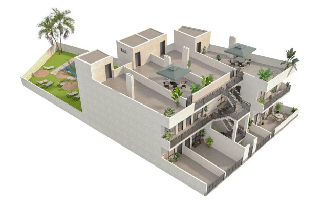 Nieuwbouw Woningen - Apartment - Hondón de las Nieves - La Canalosa