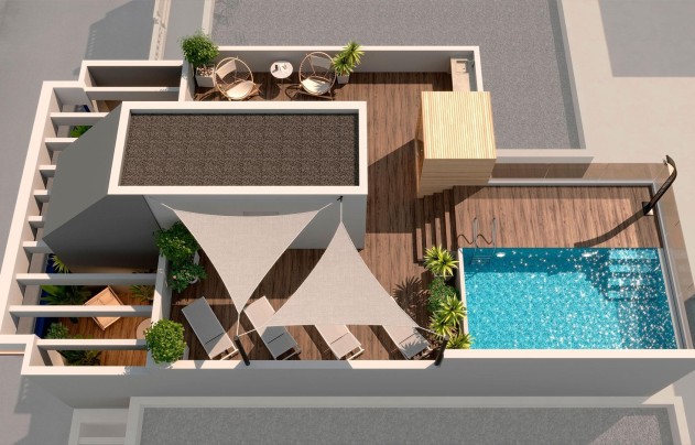 Nieuwbouw Woningen - Apartment - Torrevieja - Playa del Acequión