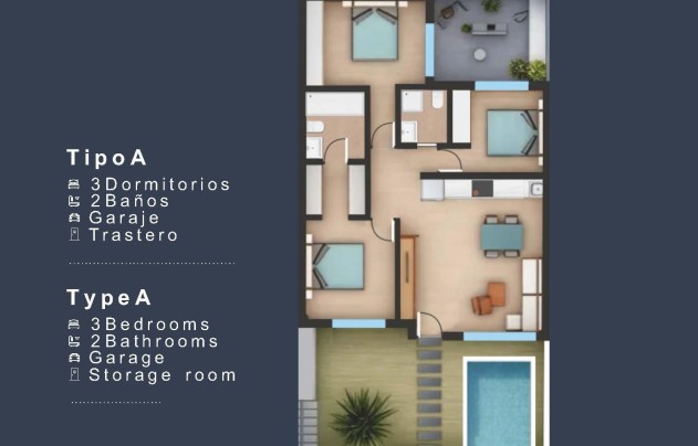 Nieuwbouw Woningen - Apartment - San Pedro del Pinatar - Los Pinos