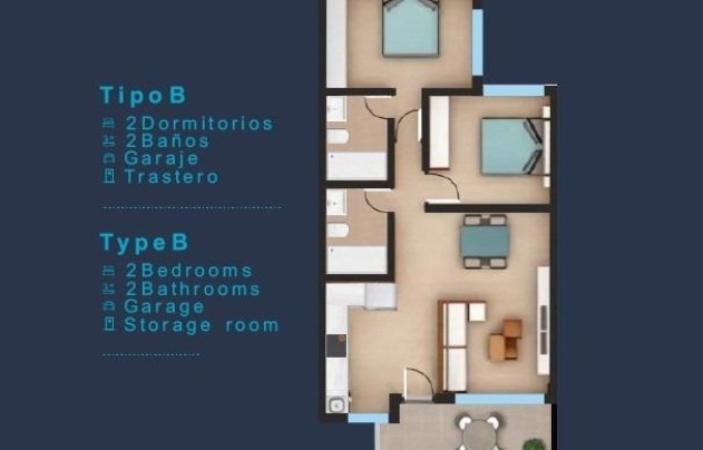 Nieuwbouw Woningen - Apartment - San Pedro del Pinatar - Los Pinos