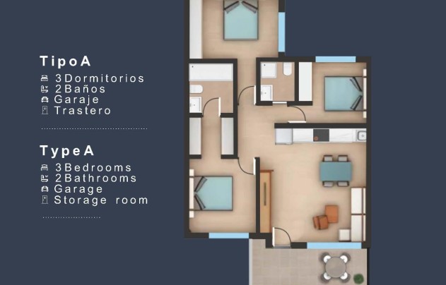 New Build - Apartment - San Pedro del Pinatar - Los Pinos